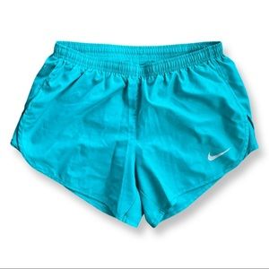 Nike Dri Fit Light Blue Teal Running Shorts Size Small NWOT